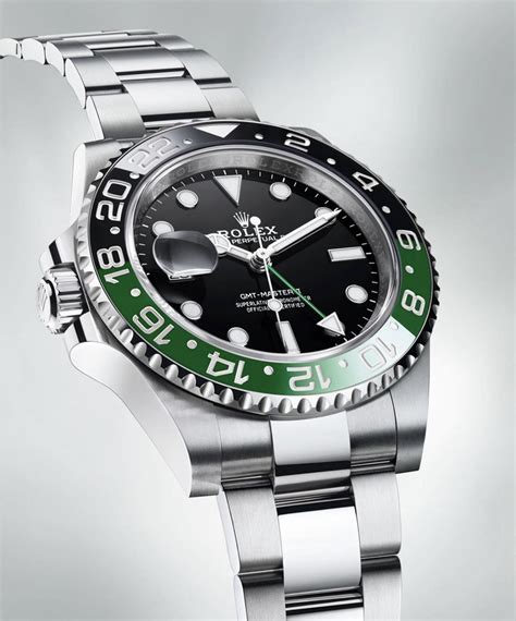 rolex gmt master 2 groen zwart|Rolex GMT Master watch.